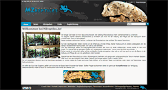 Desktop Screenshot of mzreptiles.com